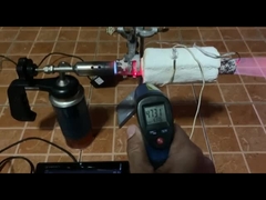 การทดสอบฉนวน Airgel Blanket ที่อุณหภูมิสูง